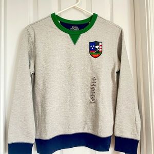 Polo Ralph Lauren Performance, Grey Long Sleeve Sweatshirt Boys M (10-12)